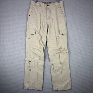 Triple Five Soul NYC Grid Cotton Cargo Pants Womens 29W